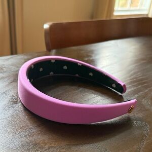 Lele Sadoughi Alice Neoprene Headband Lavender Pink Purple Hair Accessory